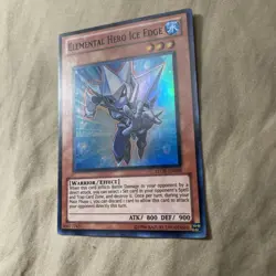 Yugioh Super Rare Elemental Hero Ice Edge STOR-EN098 LP Unlimited - Image 3