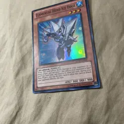 Yugioh Super Rare Elemental Hero Ice Edge STOR-EN098 LP Unlimited - Image 4