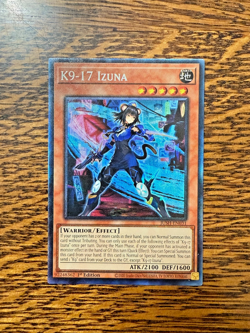 K9-17 Izuna JUSH-EN031 Justice Hunters 1st Edition Ultra Rare NM/Mint Yu-Gi-Oh! - Image 1