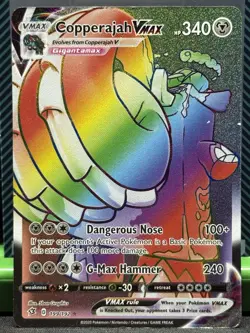 Pokemon Copperajah VMAX 199/192 Holo Card Rebel Clash Secre Rare NM - Image 1