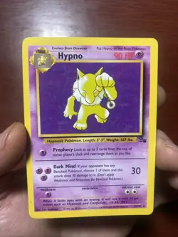 Hypno Non-Holo - Fossil - #23/62 - Rare Vintage Pokemon Card 1999 WOTC c552 - Image 1