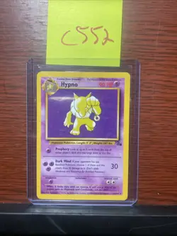 Hypno Non-Holo - Fossil - #23/62 - Rare Vintage Pokemon Card 1999 WOTC c552 - Image 5