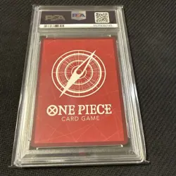 One Piece Card Nami Leader Parallel L PSA10 OP03 040 Mighty Enemy Set - Image 2