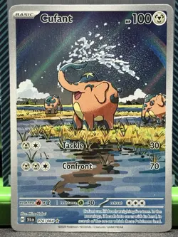 Pokemon TCG Shrouded Fable Cufant Illustration Card 076/064 Near Mint Condition - Image 1