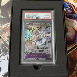 One Piece Card Luffy Nika Comic Parallel SEC PSA10 OP05 Super Rare Art - Image 1