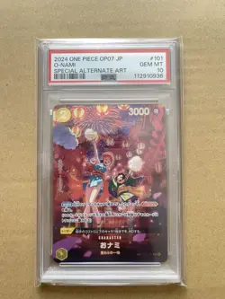 One Piece Card Onami OP06 101 R PSA10 Rare Wano Kuni Arc Collector - Image 1