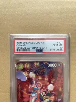 One Piece Card Onami OP06 101 R PSA10 Rare Wano Kuni Arc Collector - Image 2