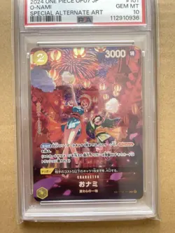 One Piece Card Onami OP06 101 R PSA10 Rare Wano Kuni Arc Collector - Image 3