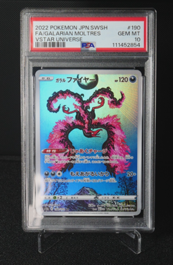 Galarian Moltres 190/172 AR PSA 10 S12A Japanese Pokemon Card VSTAR Universe - Image 1