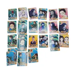 Demon Slayer Kimetsu no Yaiba Holo Trading Card CCG TCG Lot Of 27 Cards R Rare - Image 1