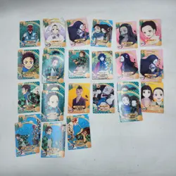 Demon Slayer Kimetsu no Yaiba Holo Trading Card CCG TCG Lot Of 27 Cards R Rare - Image 5