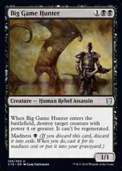 Big Game Hunter - Light Play MTG Commander 2019 - Image 1