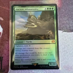 MTG Ancient Adamantoise FOIL - FIN Universes Beyond: FINAL FANTASY NM - Image 1