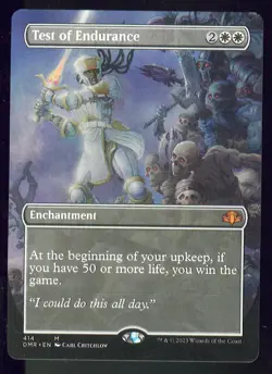 MTG Prova di Resistenza / Test of Endurance - FULLART Dominaria Remastered NM - Image 1