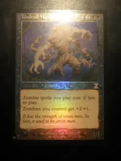 mtg magic undead warchief FOIL ENGLISH mystery chef de guerre mort vivant zombie - Image 2