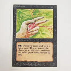 MTG Unlimited Deathgrip - Image 1