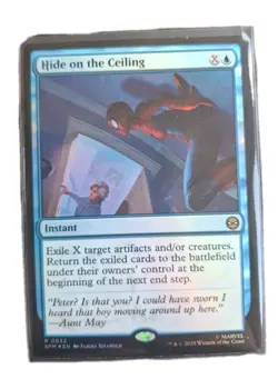 MAGIC MTG MARVEL SPIDER-MAN 0032 R HIDE ON THE CEILING NON-FOIL - Image 1
