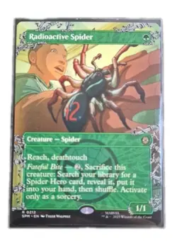 MTG FOIL Radioactive Spider Full Art English SPM 0212 - Image 1