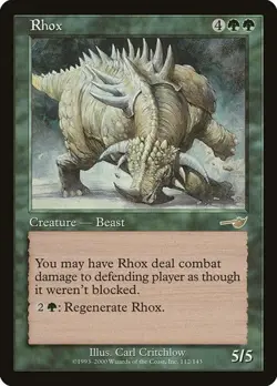 2x Rhox Nemesis LP MTG - Image 1