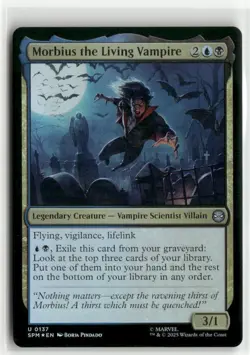 Morbius the Living Vampire FOIL - Spider-Man MTG NM - Image 1