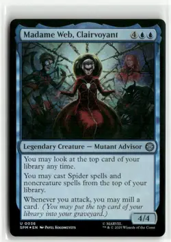 Madame Web, Clairvoyant FOIL - Spider-Man MTG NM - Image 1