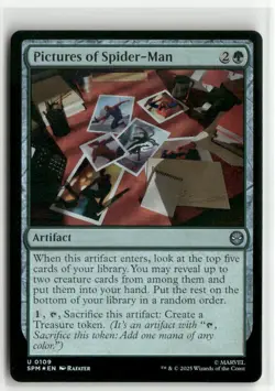 Pictures of Spider-Man FOIL - Spider-Man MTG NM - Image 1