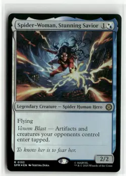 Spider-Woman, Stunning Savior FOIL - Spider-Man MTG NM - Image 1