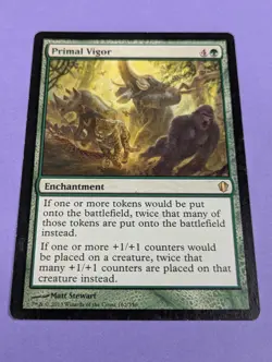 MTG Magic: Commander 2013: Primal Vigor #162/356 Rare - LP - Image 1