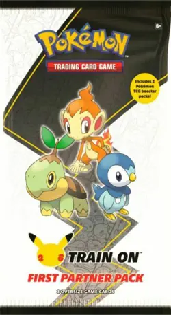 Pokemon First Partner Pack Sinnoh 3 Jumbo Cards 2 Boosters sealed 820650809651 - Image 1