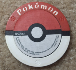 2008 TOMY NINTENDO POKEMON JAPANESE BATTRIO STARLY COIN / CHIP, 05-048 - Image 2