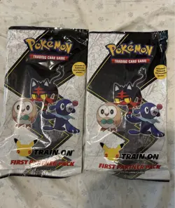 First Partner Pack (Alola) Pokemon Celebrations 25 Booster Packs 3 Jumbo Cards - Image 1