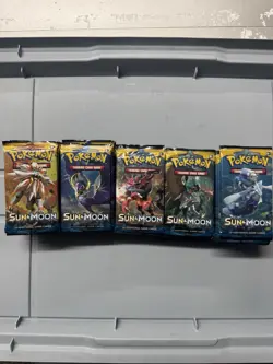 Pokemon Sun And Moon Base Set Booster Packs (60 Packs Total) - Image 1
