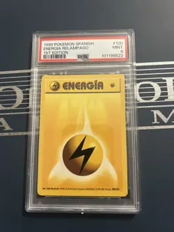 Psa 9 Pokemon Energia Relampago 1st Edition Spanish - Image 1