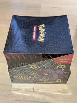 Pokemon TCG Paldean Fates Tech Sticker Collection Display of 12 SEALED - Image 2