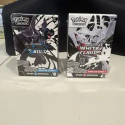 Pokemon TCG - Lot of 2 - 1 Black Bolt & 1 White Flair Booster Bundle (box ding) - Image 1