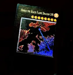 YuGiOh Horus the Black Flame Dragon LV8 - SOD-EN008 Ultimate Rare NM 🔥🐦‍🔥 - Image 1