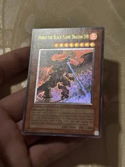 YuGiOh Horus the Black Flame Dragon LV8 - SOD-EN008 Ultimate Rare NM 🔥🐦‍🔥 - Image 3