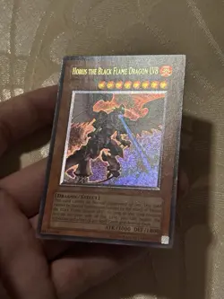 YuGiOh Horus the Black Flame Dragon LV8 - SOD-EN008 Ultimate Rare NM 🔥🐦‍🔥 - Image 4
