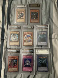 YugiOh Slabs Lot BGS DSG BCCG -Dark Magician Girl, Obelisk, Trial of Hell + More - Image 1