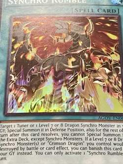 3x Synchro Rumble | AGOV-EN060 | Super Rares | NM | 1st Edition | YuGiOh! - Image 2