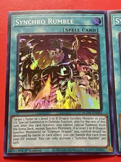 3x Synchro Rumble | AGOV-EN060 | Super Rares | NM | 1st Edition | YuGiOh! - Image 3