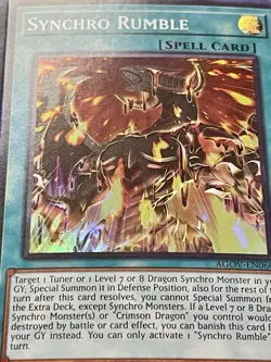 3x Synchro Rumble | AGOV-EN060 | Super Rares | NM | 1st Edition | YuGiOh! - Image 4