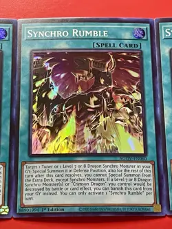 3x Synchro Rumble | AGOV-EN060 | Super Rares | NM | 1st Edition | YuGiOh! - Image 5