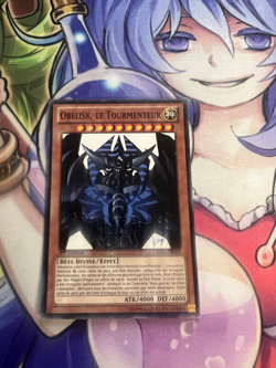 OBELISK THE TORMENTOR STARFOIL RARE FRENCH BP01-EN021 FR021 NEAR MINT YUGIOH TCG - Image 1