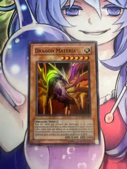 PRIME MATERIAL DRAGON FRENCH SUPER RARE PTDN-EN087 FR087 NEAR MINT YUGIOH TCG - Image 1