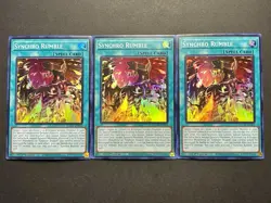3x Synchro Rumble | AGOV-EN060 | Super Rares | LP | 1st Edition | YuGiOh! - Image 1