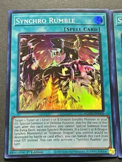 3x Synchro Rumble | AGOV-EN060 | Super Rares | LP | 1st Edition | YuGiOh! - Image 3