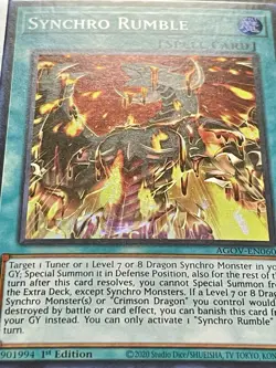 3x Synchro Rumble | AGOV-EN060 | Super Rares | LP | 1st Edition | YuGiOh! - Image 4