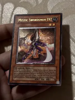 YuGiOh Mystic Swordsman LV2 SOD-EN011 Ultimate Rare Deep Stamp / NA ENHANCED - Image 1