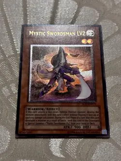 YuGiOh Mystic Swordsman LV2 SOD-EN011 Ultimate Rare Deep Stamp / NA ENHANCED - Image 2